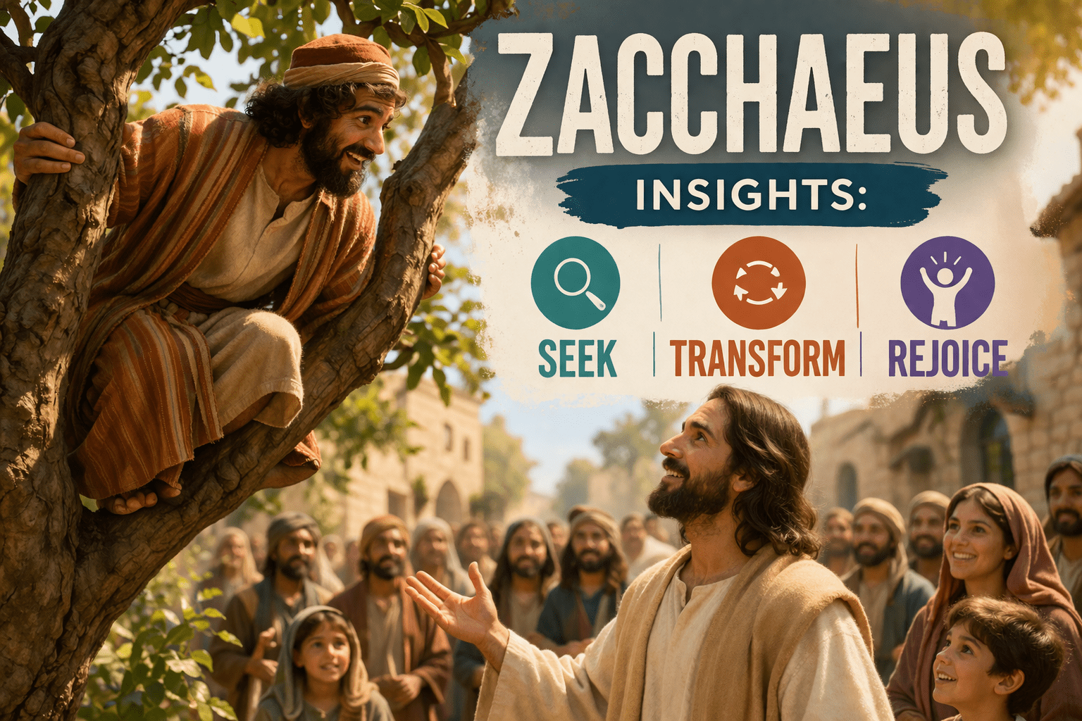 ZACCHAEUS INSIGHTS: SEEK, TRANSFORM, REJOICE