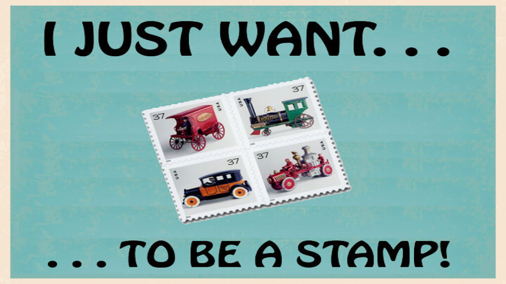 I JUST WANT TO BE A&nbsp;STAMP!